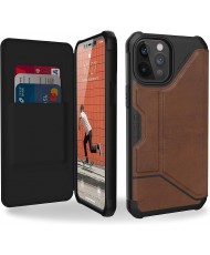 Чехол URBAN ARMOR GEAR iPhone 12 Pro Max Metropolis Leather Brown (112366118380) (UA)