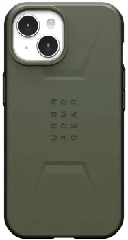 Чехол URBAN ARMOR GEAR iPhone 15 Civilian Magsafe, Olive Drab (114287117272)