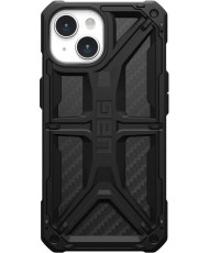 Чохол URBAN ARMOR GEAR iPhone 15 Plus Monarch, Carbon Fiber (114309114242) (UA)