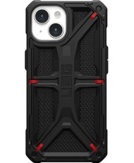 Чохол URBAN ARMOR GEAR iPhone 15 Plus Monarch, Kevlar Black (114309113940) (UA)