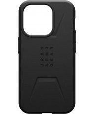 Чохол URBAN ARMOR GEAR iPhone 15 Pro Civilian Magsafe, Black (114275114040) (UA)