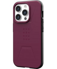 Чохол URBAN ARMOR GEAR iPhone 15 Pro Civilian Magsafe, Bordeaux (114275119049) (UA)