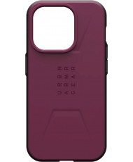 Чехол URBAN ARMOR GEAR iPhone 15 Pro Civilian Magsafe, Bordeaux (114275119049) (UA)