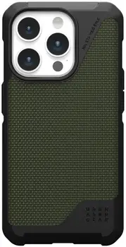 Чехол URBAN ARMOR GEAR iPhone 15 Pro Max Metropolis LT Magsafe, Kevlar Olive (114297113972) (UA)