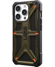 Чохол URBAN ARMOR GEAR iPhone 15 Pro Max Monarch, Kevlar Elemental Green (11429811397B) (UA)