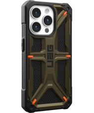 Чехол URBAN ARMOR GEAR iPhone 15 Pro Max Monarch, Kevlar Elemental Green (11429811397B) (UA)