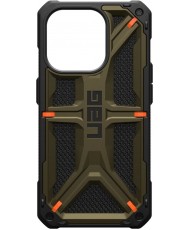 Чохол URBAN ARMOR GEAR iPhone 15 Pro Max Monarch, Kevlar Elemental Green (11429811397B) (UA)