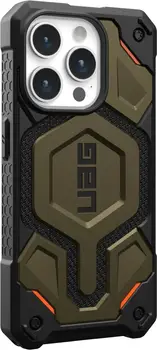 Чехол URBAN ARMOR GEAR iPhone 15 Pro Max Monarch Pro Magsafe, Kevlar Elemental Green (11422211397B) (UA)