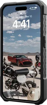 Чехол URBAN ARMOR GEAR iPhone 15 Pro Max Monarch Pro Magsafe, Kevlar Elemental Green (11422211397B) (UA)