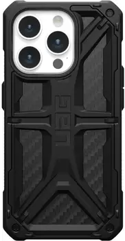 Чехол URBAN ARMOR GEAR iPhone 15 Pro Monarch, Carbon Fiber (114278114242) (UA)
