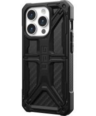 Чехол URBAN ARMOR GEAR iPhone 15 Pro Monarch, Carbon Fiber (114278114242) (UA)