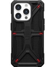 Чехол URBAN ARMOR GEAR iPhone 15 Pro Monarch, Kevlar Black (114278113940) (UA)