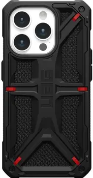 Чехол URBAN ARMOR GEAR iPhone 15 Pro Monarch, Kevlar Black (114278113940) (UA)