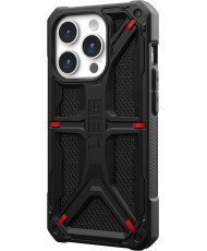 Чехол URBAN ARMOR GEAR iPhone 15 Pro Monarch, Kevlar Black (114278113940) (UA)