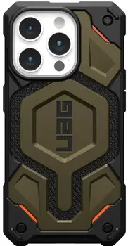 Чехол URBAN ARMOR GEAR iPhone 15 Pro Monarch Pro Magsafe, Kevlar Elemental Green (11422111397B) (UA)