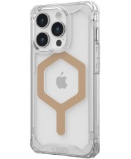 Чохол URBAN ARMOR GEAR iPhone 15 Pro Plyo Magsafe, Ice/Gold (114286114381) (UA)