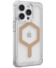 Чехол URBAN ARMOR GEAR iPhone 15 Pro Plyo Magsafe, Ice/Gold (114286114381) (UA)