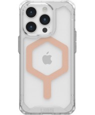 Чохол URBAN ARMOR GEAR iPhone 15 Pro Plyo Magsafe, Ice/Rose Gold (114286114348) (UA)