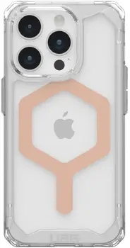 Чохол URBAN ARMOR GEAR iPhone 15 Pro Plyo Magsafe, Ice/Rose Gold (114286114348) (UA)