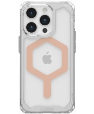 Чохол URBAN ARMOR GEAR iPhone 15 Pro Plyo Magsafe, Ice/Rose Gold (114286114348) (UA)