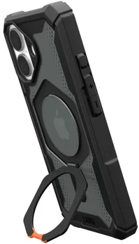 Чохол URBAN ARMOR GEAR iPhone 16, Plasma XTE MagSafe, Black/Orange (114476114097)