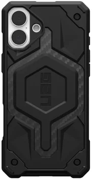 Чохол URBAN ARMOR GEAR iPhone 16 Plus, Monarch Pro Magsafe, Carbon Fiber (114455114242)