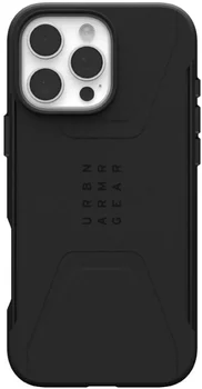 Чохол URBAN ARMOR GEAR iPhone 16 Pro Max, Civilian Magsafe, Black (114445114040)