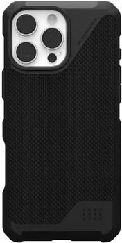 Чохол URBAN ARMOR GEAR iPhone 16 Pro Max Metropolis LT Magsafe, Kevlar Black (114453113940)