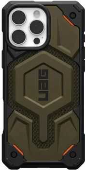 Чохол URBAN ARMOR GEAR iPhone 16 Pro Max Monarch Pro Magsafe, Kevlar Element Green (11445711397B)