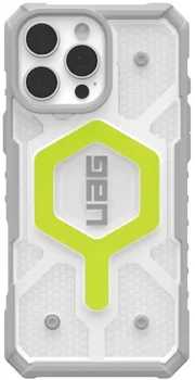 Чохол URBAN ARMOR GEAR iPhone 16 Pro Max, Pathfinder Clear Magsafe, Active Neon (114465118181)