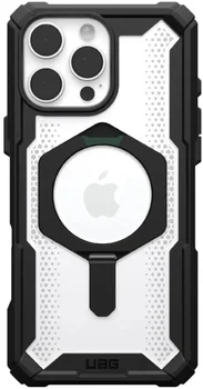 Чохол URBAN ARMOR GEAR iPhone 16 Pro Max, Plasma XTE MagSafe, Black/Clear (11447511404G)