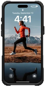 Чохол URBAN ARMOR GEAR iPhone 16 Pro Max, Plasma XTE MagSafe, Black/Clear (11447511404G)