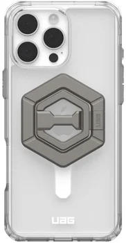 Чохол URBAN ARMOR GEAR iPhone 16 Pro Max Plyo MagSafe Ice White/Titanium Stand (1144811BV01)