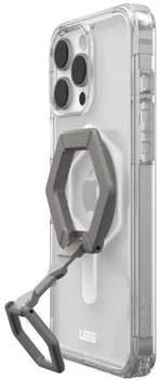 Чохол URBAN ARMOR GEAR iPhone 16 Pro Max Plyo MagSafe Ice White/Titanium Stand (1144811BV01)