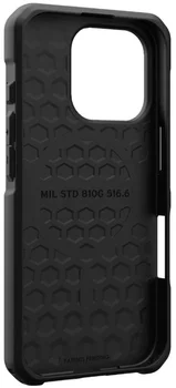Чохол URBAN ARMOR GEAR iPhone 16 Pro Metropolis LT Magsafe, Kevlar Black (114452113940)