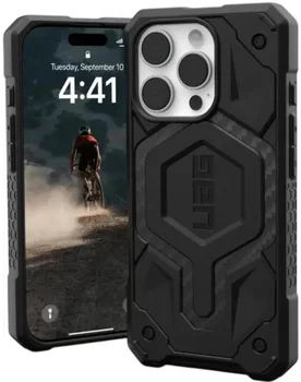 Чохол URBAN ARMOR GEAR iPhone 16 Pro, Monarch, Carbon Fiber (114460114242)