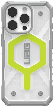 Чохол URBAN ARMOR GEAR iPhone 16 Pro, Pathfinder Clear Magsafe, Active Neon (114464118181)