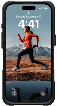 Чохол URBAN ARMOR GEAR iPhone 16 Pro, Plasma XTE MagSafe, Black/Clear (11447411404G)