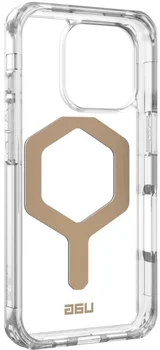 Чехол URBAN ARMOR GEAR iPhone 16 Pro, Plyo Magsafe, Ice/Gold (114480114381)