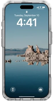 Чехол URBAN ARMOR GEAR iPhone 16 Pro, Plyo Magsafe, Ice/Silver (114480114333)