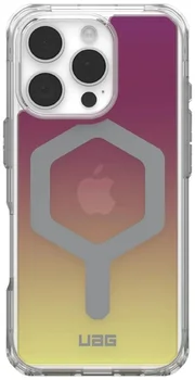 Чохол URBAN ARMOR GEAR iPhone 16 Pro, Plyo Magsafe LE, Maroon/Yellow Ombre (114480114780)