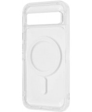 Чохол WAVE Clear Case (PC+TPU) with Magnetic Ring Google Pixel 8a Clear