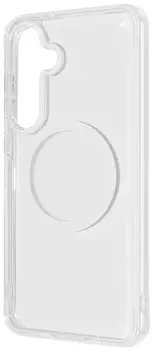 Чехол WAVE Clear Case (PC+TPU) with Magnetic Ring Samsung Galaxy S24 FE Clear