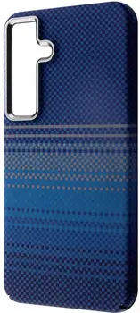 Чехол WAVE Gleam Case with Magnetic Ring Samsung Galaxy S24 Blue Stripes