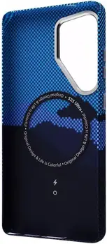 Чехол WAVE Gleam Case with Magnetic Ring Samsung Galaxy S25 Ultra Blue Mountain