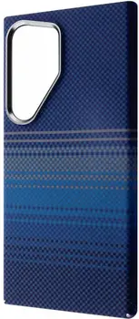 Чохол WAVE Gleam Case with Magnetic Ring Samsung Galaxy S25 Ultra Blue Stripes