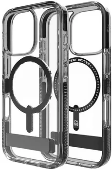 Чохол Zagg Gear4 Piccadilly Snap with Magsafe w/ Kickstand Apple iPhone 16 Pro Max Black (702316274)