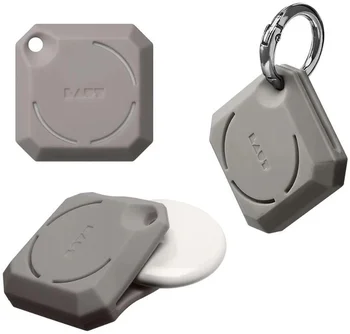 Чехол для поискового брелка LAUT HUEX GEM case for AirTag - Grey (L_AT_HG_GY)