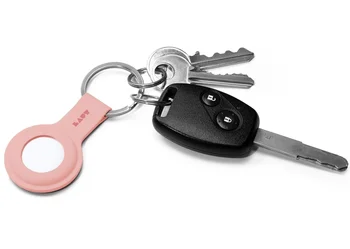 Чехол для поискового брелка LAUT HUEX TAG для AirTag - Blush Pink (L_AT_HT_DP)