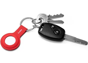 Чехол для поискового брелка LAUT HUEX TAG для AirTag - Crimson (L_AT_HT_R)